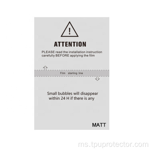 Matte Anti-Scratch Hydrogel Cutting Screen Protector